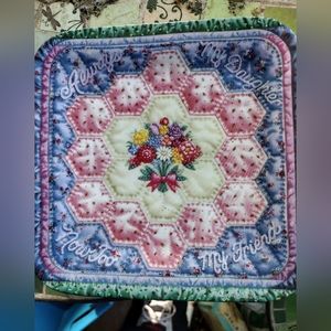 Bradford Exchange "Always My Daughter" Quilt Plate by Mary Ann Lasher